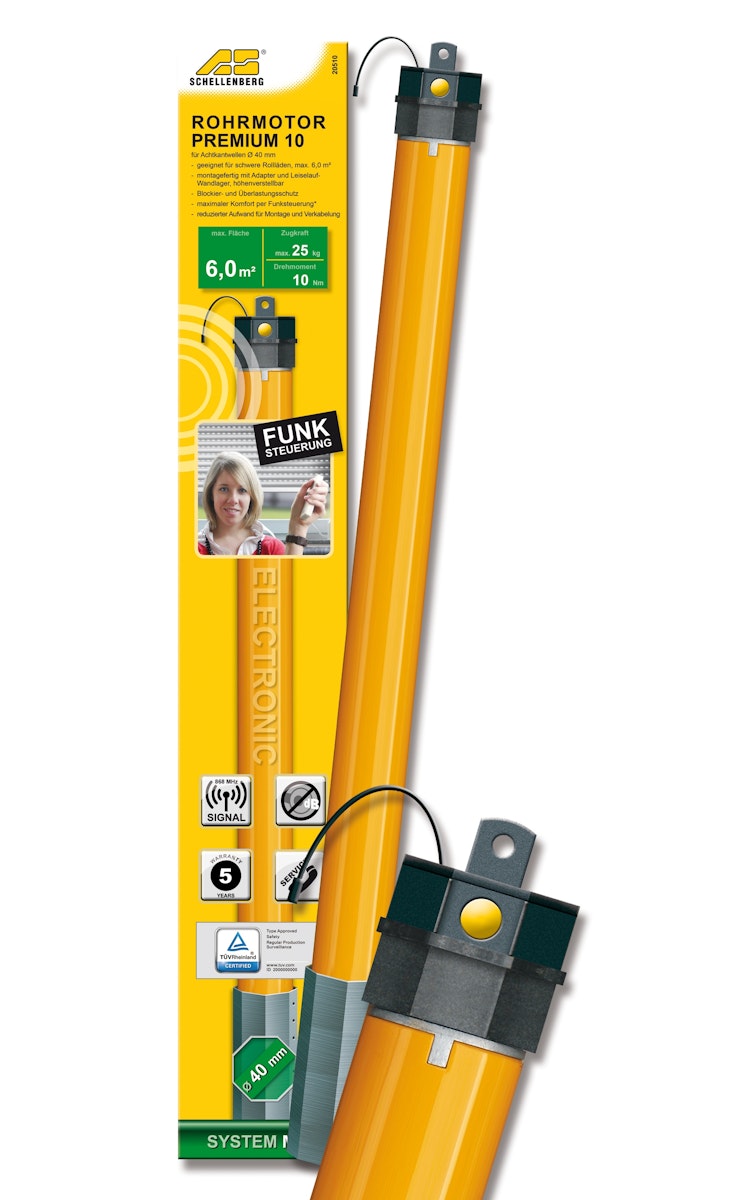 Schellenberg Rohrmotor Mini PREMIUM 10Nm von Schellenberg