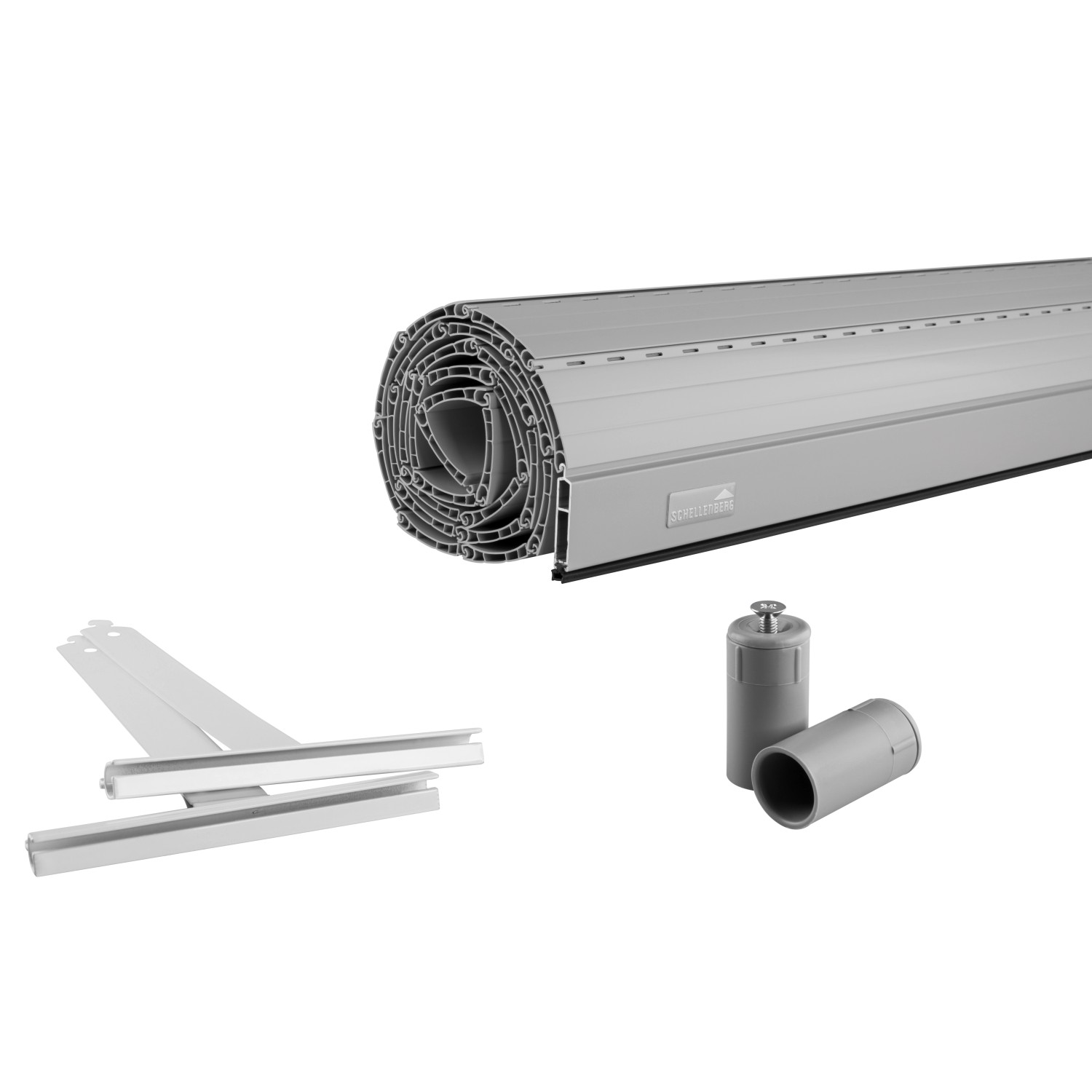 Schellenberg Rollladenpanzer Mini PVC 90 cm x 70 cm Grau Schellenberg Rollladenpanzer Mini PVC 90 cm x 70 cm Grau von Schellenberg