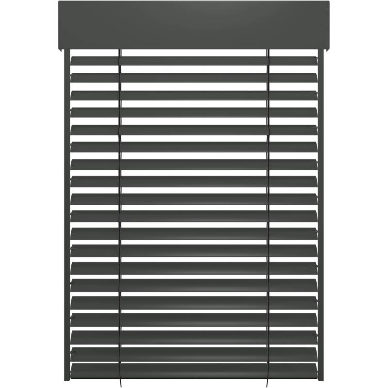 Schellenberg Sonnenschutz Raffstore Express mit Motor 220 cm x 180 cm Anthrazit von Schellenberg