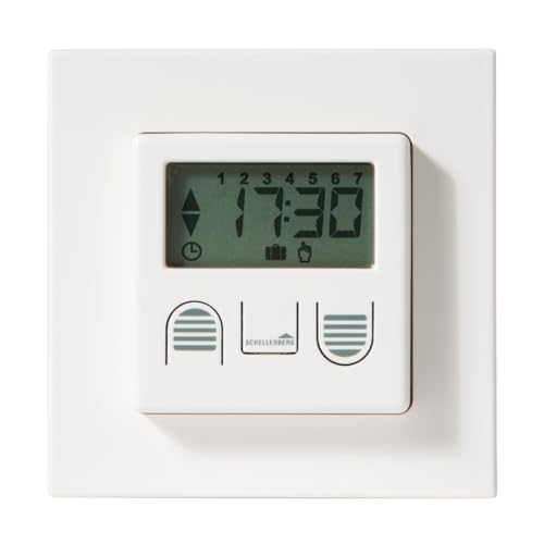Schellenberg 25571 Zeitschaltuhr Standard zur Rollladensteuerung von Rohrmotoren Standard und Plus von Schellenberg