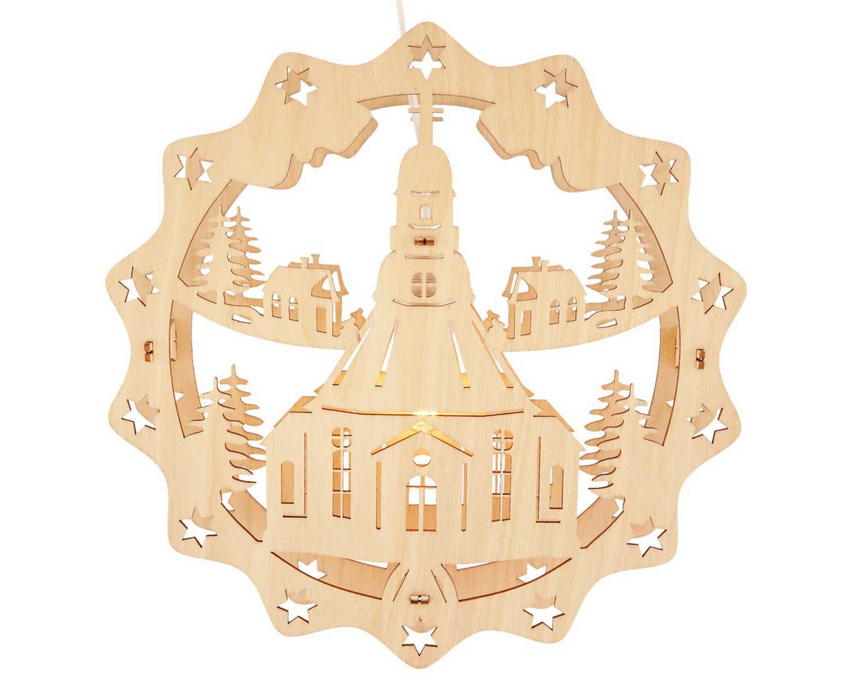 Schenk Holzkunst Beleuchtetes Fensterbild von Schenk Holzkunst