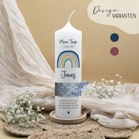 Taufkerze „Regenbogen" | Bunte Regenbogenkerze in Pastell Personalisierte & Handgefertigte Taufkerze „Regenbogen" | Bunte Regenbogenkerze in Pastell Personalisierte & Handgefertigte von SchenkeKreatives