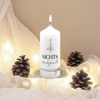 Weihnachtskerze "Nichts." | Weihnachtsgeschenk von SchenkeKreatives