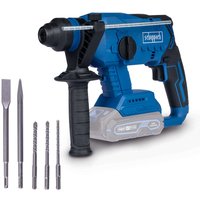 Akku-Bohrhammer BC-RHD230-X Scheppach | Brushless | Schlagzahl 5500bpm | Durchmesser Bohrung 24mm | inkl. 4Ah Akku + 2,4A Ladegerät von Scheppach