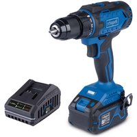 Akku-Bohrschrauber C-DD45-X Scheppach | Drehmoment 45Nm | Drehmomentstufen 25+1 | LED & Gürtelclip | inkl. 4Ah Akku + 2,4A Ladegerät von Scheppach