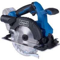 Akku-Handkreissäge BC-HCS165-X Scheppach - Sägeblatt Ø165mm | Schnitttiefe max. 55mm bei 45° | LED | inkl. 4Ah Akku + 2,4A Ladegerät von Scheppach