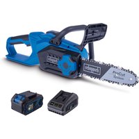 Akku-Kettensäge C-CS254-X Scheppach | Schnittlänge 20cm| Schwert 25,4cm| Schnittgeschwindigkeit 6m/s | inkl. 4Ah Akku & 2,4A Ladegerät Akku-Kettensäge C-CS254-X Scheppach | Schnittlänge 20cm| Schwert 25,4cm| Schnittgeschwindigkeit 6m/s | inkl. 4Ah Akku & 2,4A Ladegerät von Scheppach