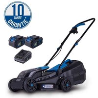 Scheppach - Akku Rasenmäher BC-MP320-X 20V-IXES 32cm 2x4,0Ah Akku + Ladegerät von Scheppach