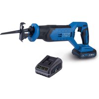Akku-Säbelsäge C-RS100-X Scheppach | Hublänge 20 mm | Schnitttiefe 115mm | Hubzahl 0-2800min-1 | LED | inkl. 2Ah Akku + 2,4A Ladegerät von Scheppach