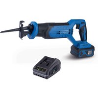 Akku-Säbelsäge C-RS100-X Scheppach | Hublänge 20 mm | Schnitttiefe 115mm | Hubzahl 0-2800min-1 | LED | inkl. 4Ah Akku + 2,4A Ladegerät Akku-Säbelsäge C-RS100-X Scheppach | Hublänge 20 mm | Schnitttiefe 115mm | Hubzahl 0-2800min-1 | LED | inkl. 4Ah Akku + 2,4A Ladegerät von Scheppach