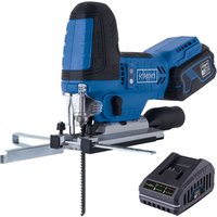 Akku-Stichsäge BC-JS254-X Scheppach | Brushless | Hublänge 25,4mm | Hubzahl 1000-3000min-1 | LED | inkl. 4Ah Akku + 2,4A Ladegerät von Scheppach