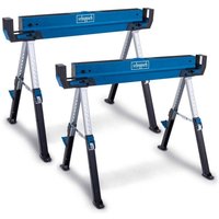 Arbeitsbock MWB700 Scheppach 2er-Set 9 Stufen von 615 – 820 mm je Arbeitsbock 600kg von Scheppach