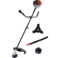 Benzin-Freischneider BCH3300-100PB - 33cm Schnittdurchmesser | Doppelfaden mit automatischem Nachschub von Scheppach