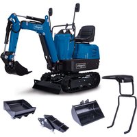 Benzin Mini-Bagger EXC815 Scheppach - 8,5 PS | 2330mm Grabweite | 690mm Spurbreite | Kettenantrieb | inkl. Baggerdach, Böschungslöffel & Baggerdaumen Benzin Mini-Bagger EXC815 Scheppach - 8,5 PS | 2330mm Grabweite | 690mm Spurbreite | Kettenantrieb | inkl. Baggerdach, Böschungslöffel & Baggerdaumen von Scheppach