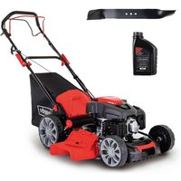 Benzin-Rasenmäher MS225-56 scheppach - 6PS | 56cm Schnittbreite | Antrieb | 65L Fangbox von Scheppach