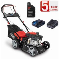 Scheppach - Benzin Rasenmäher RM420AE + Öl 3,5PS Antrieb + Hybrid-Start von Scheppach