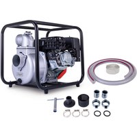 Benzin Wasserpumpe PWP60 Scheppach - 60.000 L/h | 28m Föderhöhe | 7m Ansaughöhe | 2,8 bar Gartenpumpe | 5,3 PS / 212ccm | inkl. Schlauchpaket von Scheppach