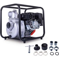 Benzin Wasserpumpe PWP60 Scheppach - 60.000 L/h | 28m Föderhöhe | 7m Ansaughöhe | 2,8 bar Gartenpumpe | 5,3 PS / 212ccm von Scheppach