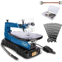 Scheppach - Dekupiersäge deco max 405mm flex. Welle 64-tlg. Werkzeugset HD12 von Scheppach