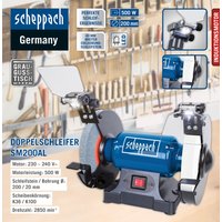 Doppelschleifer SM200AL von Scheppach