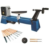 Drechselmaschine drechselbank für holz 500MM Scheppach DM500T + set 8 hohlbeitel von Scheppach