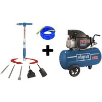 Druckluft Kompressor 2 Hp Scheppach Hc54 + Pneumatisches Werkzeug Aero Spade Druckluft Kompressor 2 Hp Scheppach Hc54 + Pneumatisches Werkzeug Aero Spade von Scheppach