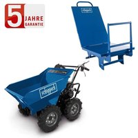 Dumper DP3100 Benzin Motorschubkarre Muldenkipper 300kg &Flachpritsche - Scheppach von Scheppach