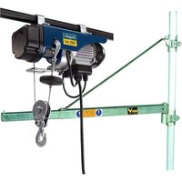 Scheppach - elektrische selwinde seilzug 4000 kg HRS400 + träger schwenkarm von Scheppach