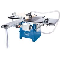 Formatkreissäge Forsa 4.0 Scheppach ohne Vorritzer - 400V 4800W | 107mm Schnitthöhe | 440mm Schnittbreite | 1600mm Tischlänge / Besäumlänge von Scheppach