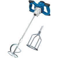 Scheppach - Handrührwerk PM1400 1400W 2-Gang-Getriebe mit variabler Drehzahl 570 / 760min1 inkl. Mörtel 580mm und Farbquirl 590mm mit M14 Gewinde von Scheppach