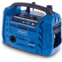 Hybrid-Kompressor Airforce 6 Scheppach - 10,3bar | ölfrei | 2 USB-Anschlüsse | 3 Antriebsarten von Scheppach
