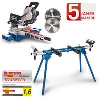 Kapp und Gehrungssäge HM216 Zugsäge 2.Sägeblatt Set mit UMF1600 - Scheppach von Scheppach