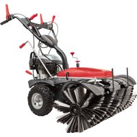 Kehrmaschine SC2200PE mit Sammelbehälter und Schneeschild von Scheppach