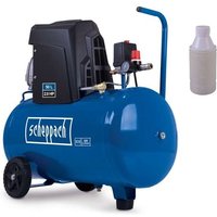 Kompressor HC63 Scheppach - 10bar 1500W 50L Kessel Ansaugleistung 173 L/min ölgeschmiert von Scheppach