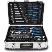 Scheppach - Werkzeugkoffer Aluminium TB150 gefüllt 101-tlg Werkzeug Set Schraubenschlüssel, Hammer, Zange, Schraubendreher für Werkstatt & Haushalt Scheppach - Werkzeugkoffer Aluminium TB150 gefüllt 101-tlg Werkzeug Set Schraubenschlüssel, Hammer, Zange, Schraubendreher für Werkstatt & Haushalt von Scheppach