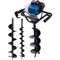 [NEUWERTIG] [NEUWERTIG] Scheppach Benzin Erdbohrer EB2000 Bohrerlänge 800mm handlich mit 2 Griffen 1450W Leistung max. 200mm Bohrlöcher inkl. 100, von Scheppach