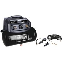 [NIE GEBRAUCHT] Kompressor 6L - SCHEPPACH - 6 Zubehörteile - 1200W - HC06 - Black Edition von Scheppach