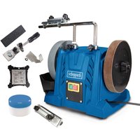 Nass-Schleifsystem TIGER 5000S Homekit Scheppach - 150W | 200mm Schleifstein | 40mm Stärke | 120 min-1 Drehzahl | Winkellehre & Abziehpaste Nass-Schleifsystem TIGER 5000S Homekit Scheppach - 150W | 200mm Schleifstein | 40mm Stärke | 120 min-1 Drehzahl | Winkellehre & Abziehpaste von Scheppach