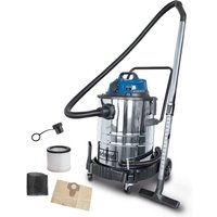 Nass- und Trockensauger ASP50-ES Scheppach 50L HEPA-Filter mit Steckdose & Einschaltautomatik von Scheppach