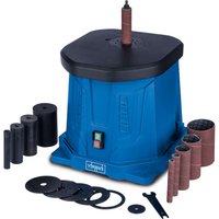 Oszillierende Spindelschleifmaschine OSM100 Scheppach - 450W | 58min-1 Schleifspindel | max. 98mm Schleiftiefe | Grauguss-Arbeitstisch von Scheppach