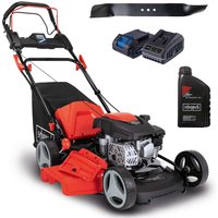 Rasenmäher MS150-46E Scheppach - 3,5PS | 46cm | 55L | Antrieb | E-Start Rasenmäher MS150-46E Scheppach - 3,5PS | 46cm | 55L | Antrieb | E-Start von Scheppach