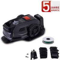 Rasenmähroboter RRMA300 black 20 v 160 mm für 300m2 Fläche - Scheppach von Scheppach