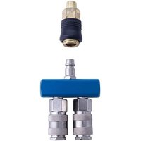 Druckluftverteiler mit Schnellanschlusskupplungen, 2-fach - Scheppach Druckluftverteiler mit Schnellanschlusskupplungen, 2-fach - Scheppach von Scheppach