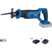 Scheppach - Sabelsage 20V 2 Akkus 2.0Ah und Ladegerat ixes c-rs100-x von Scheppach