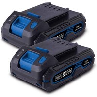 Scheppach 2x System Akku SBP2.0 2,0Ah Li-Ion passend für alle 20V-IXES Geräte von Scheppach