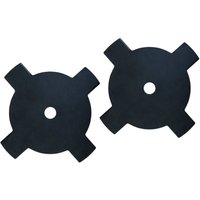 2x Scheppach Universal Ersatzmesser 25,4mm Freischneider Motorsense Motortrimmer von Scheppach