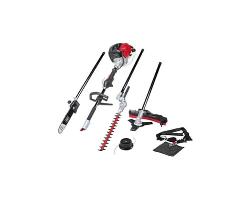 Scheppach 4 in 1 Motorsense 52CC (Freischneider, Hochentaster, Heckenschere, Kantenschneider) von Scheppach