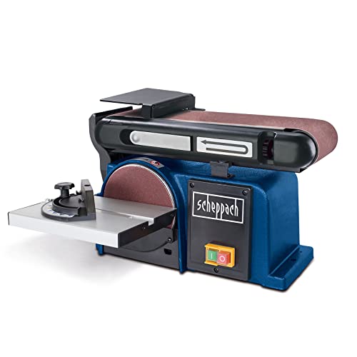 Scheppach Band -& Tellerschleifer BTS800 Bandschleifer | 370W Leistung | Bandlänge 715mm - Breite 100mm | SchleiftellerØ 150mm | 90°-45° verstellbarer Auflagetisch Scheppach Band -& Tellerschleifer BTS800 Bandschleifer | 370W Leistung | Bandlänge 715mm - Breite 100mm | SchleiftellerØ 150mm | 90°-45° verstellbarer Auflagetisch von Scheppach
