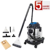Scheppach - 5-in-1 Sprüh- und Waschsauger SprayVac20 1600W 20L Edelstahlbehälter von Scheppach