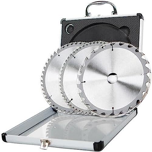 Scheppach Sägeblatt Set 3 teilig | für Tischkreissäge HS80 & Tauchsäge PL75 | ideal für MDF-Paletten, Laminat, Weich-& Hartholz, Kunststoffen, Aluminium & NE-Metalle | 24/48 / 60 Zähne | mit Koffer Scheppach Sägeblatt Set 3 teilig | für Tischkreissäge HS80 & Tauchsäge PL75 | ideal für MDF-Paletten, Laminat, Weich-& Hartholz, Kunststoffen, Aluminium & NE-Metalle | 24/48 / 60 Zähne | mit Koffer von Scheppach